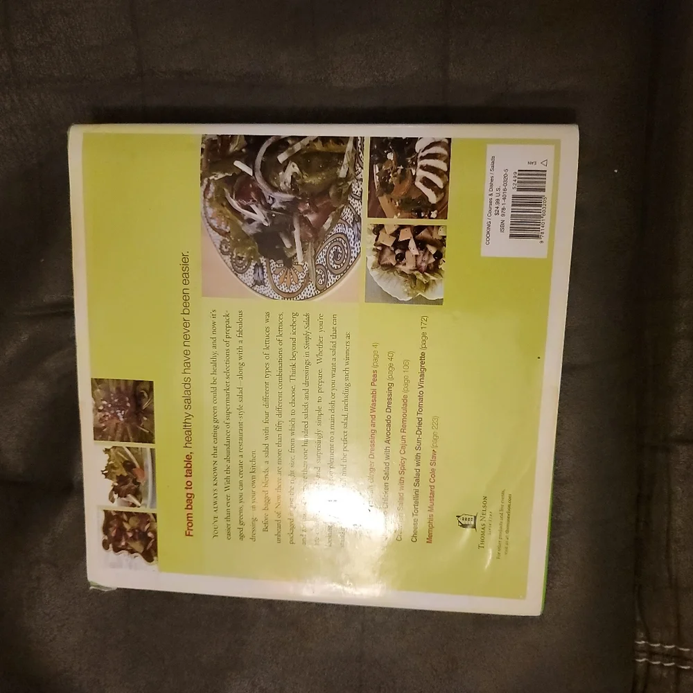 Simply Salads by Jennifer Chandler‎ Hardbook